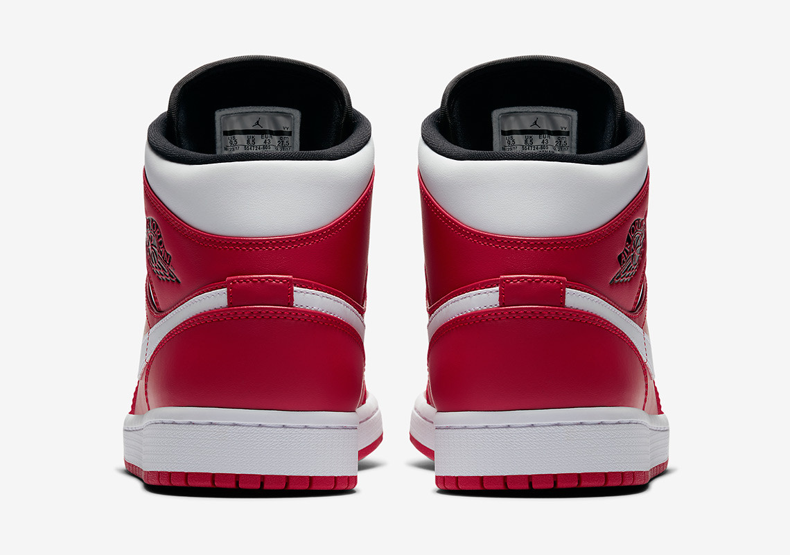 The New Air Jordan 1 Mid 'Chicago' Is Red Hot