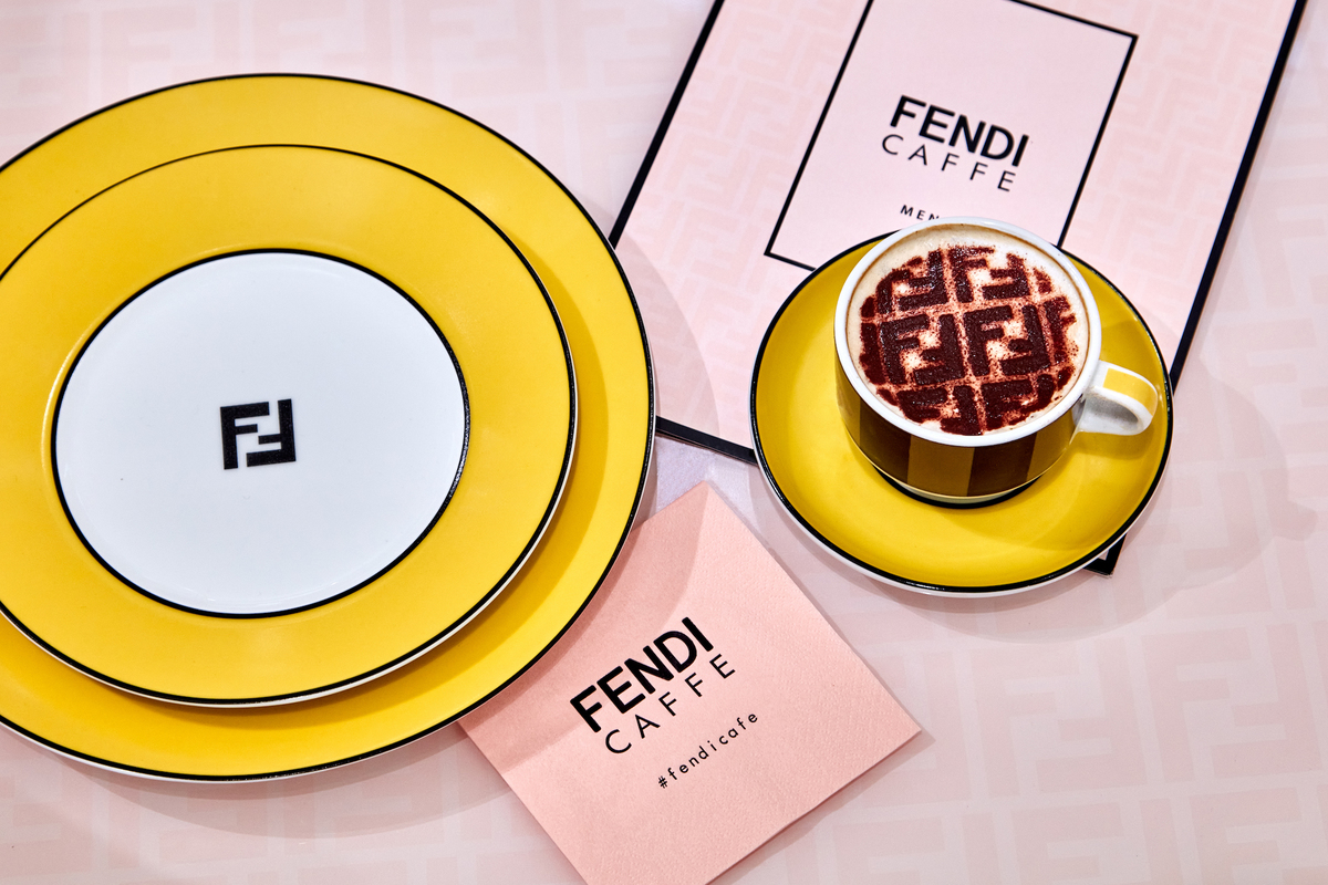 Fendi X Selfridges Cafe Collab 