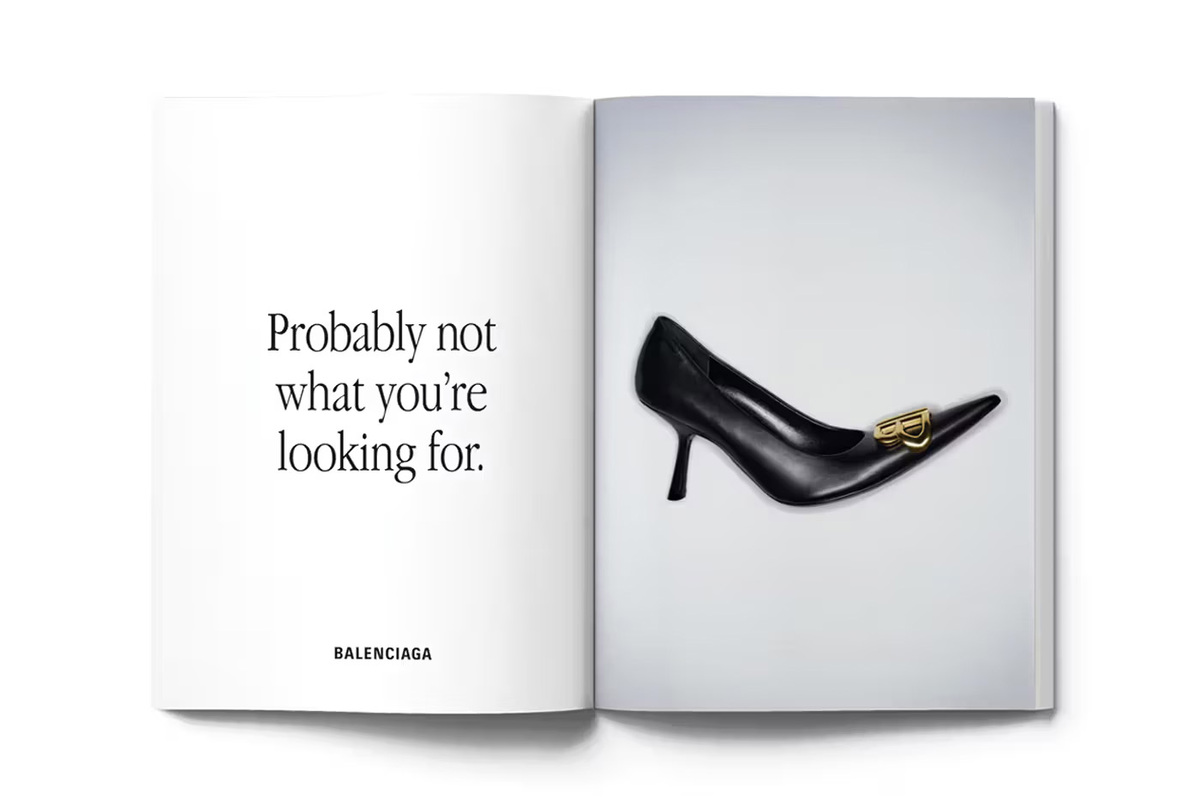 Balenciaga's Tongue-in-Cheek Campaign