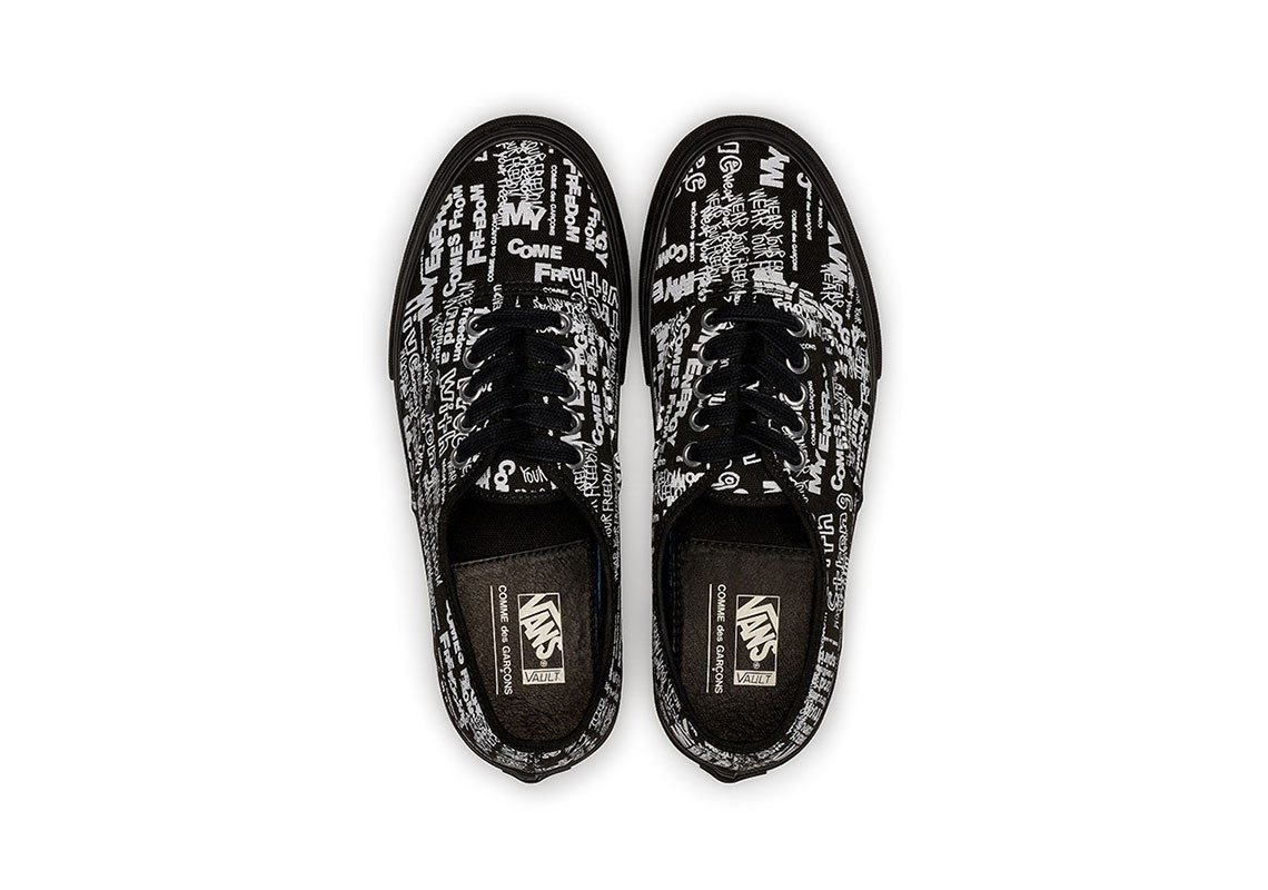 The Next COMMES Des GARÇONS X Vans Vault Authentic Is Now Available At Dover Street Market