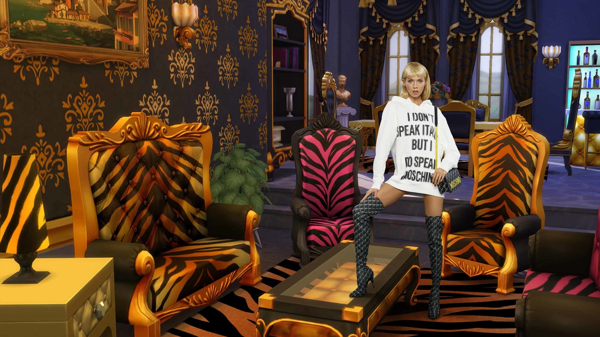 Moschino Has Teamed Up With The Sims For An IRL Collection