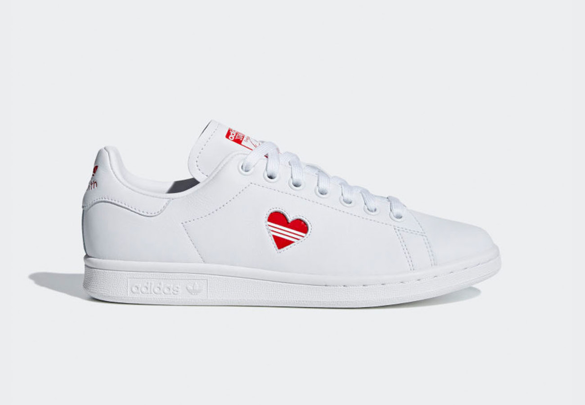 Adidas Adds An Alternate ‘Love’ Stan Smith To the 'Valentine’s Day' Pack