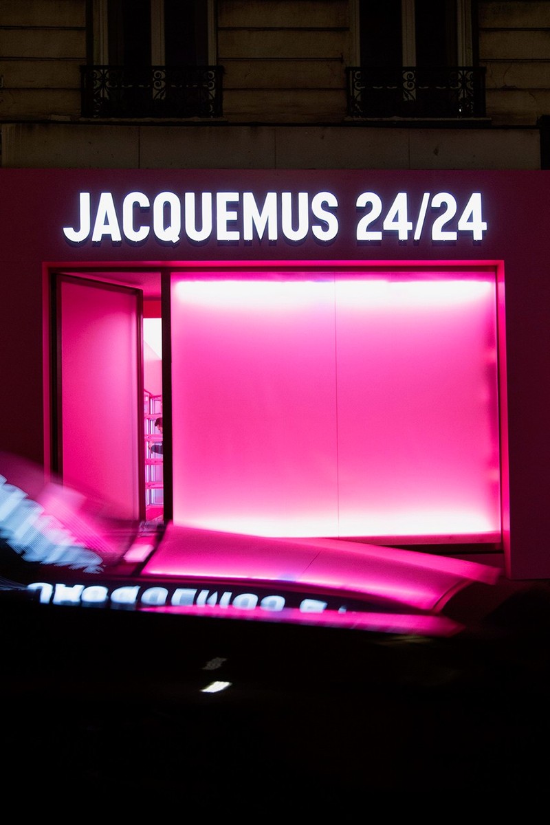 Jacquemus Launches 24/24 Pink Pop-Up In Paris