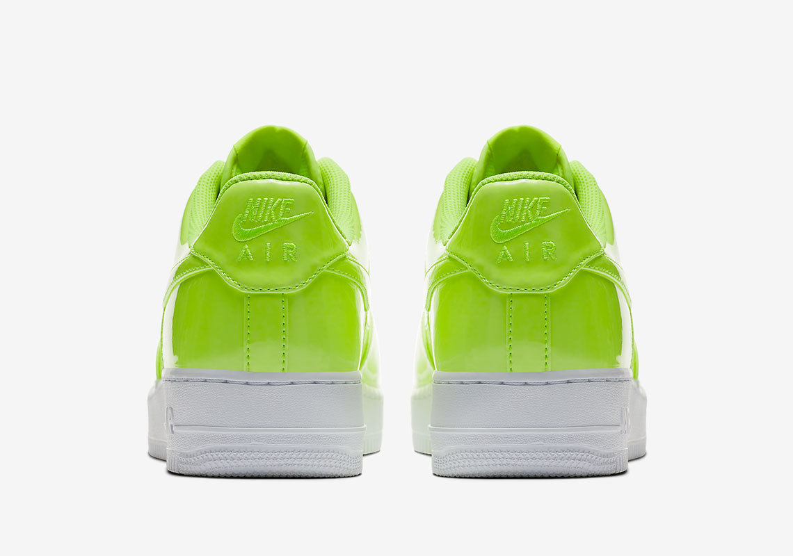 Dazzle From The Ground Up In These Neon Nike Air Force 1 Lows