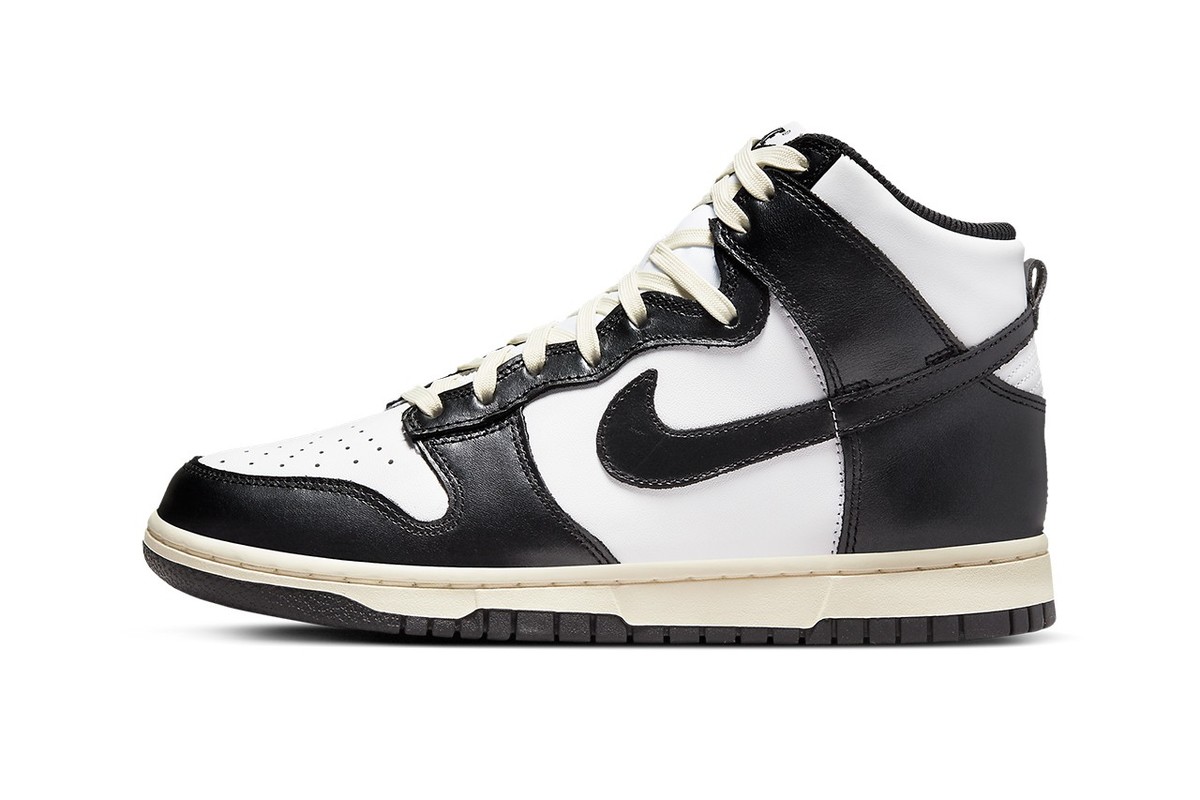 Nike Unveils Their Dunk High In A "Vintage Black" Colorway
