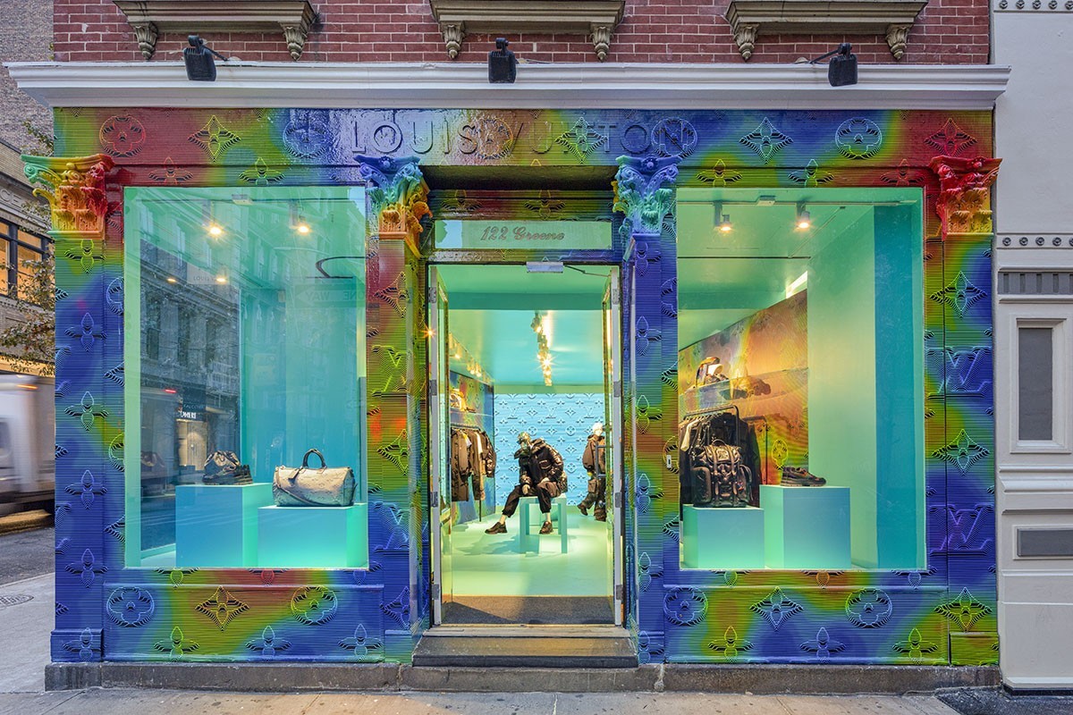 Louis Vuitton Hosts New Soho Pop-Up Store For 2054 Collection