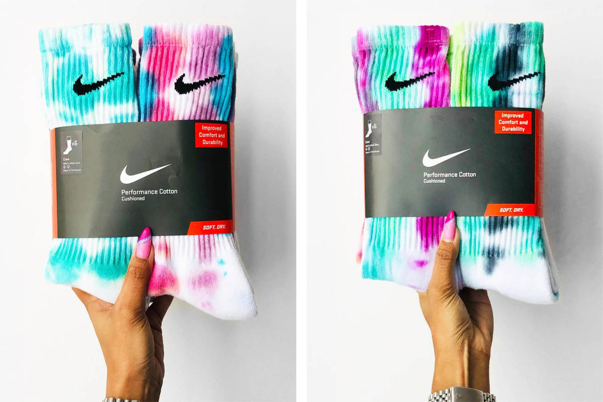 Be Summer Ready With Custom Tie-Dye Nike Socks 