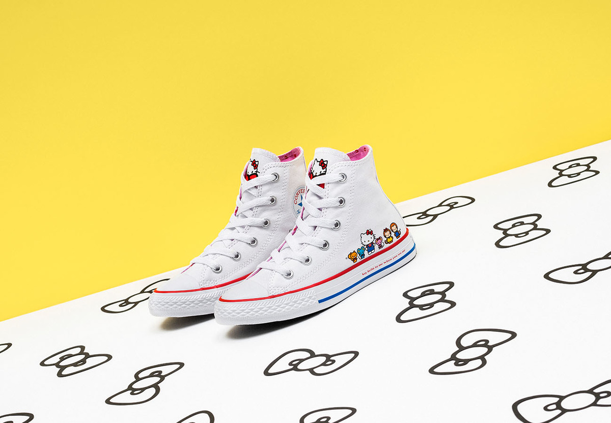 Hello Kitty Taking Over Streetwear In An Edgy Converse Collab