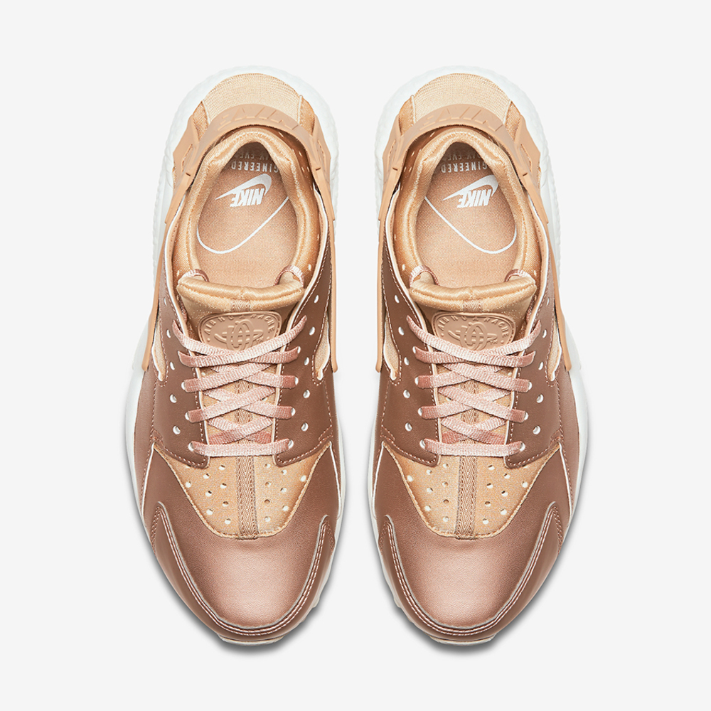 Nike’s New Rose Gold Metallic Huaraches Are Sharp As Knives