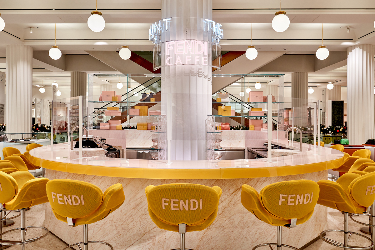 Fendi X Selfridges Cafe Collab 
