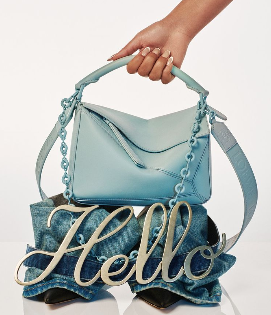 Loewe’s New Campaign By David Sims Features Their Puzzle Bag, Denim, and Pumpkins?