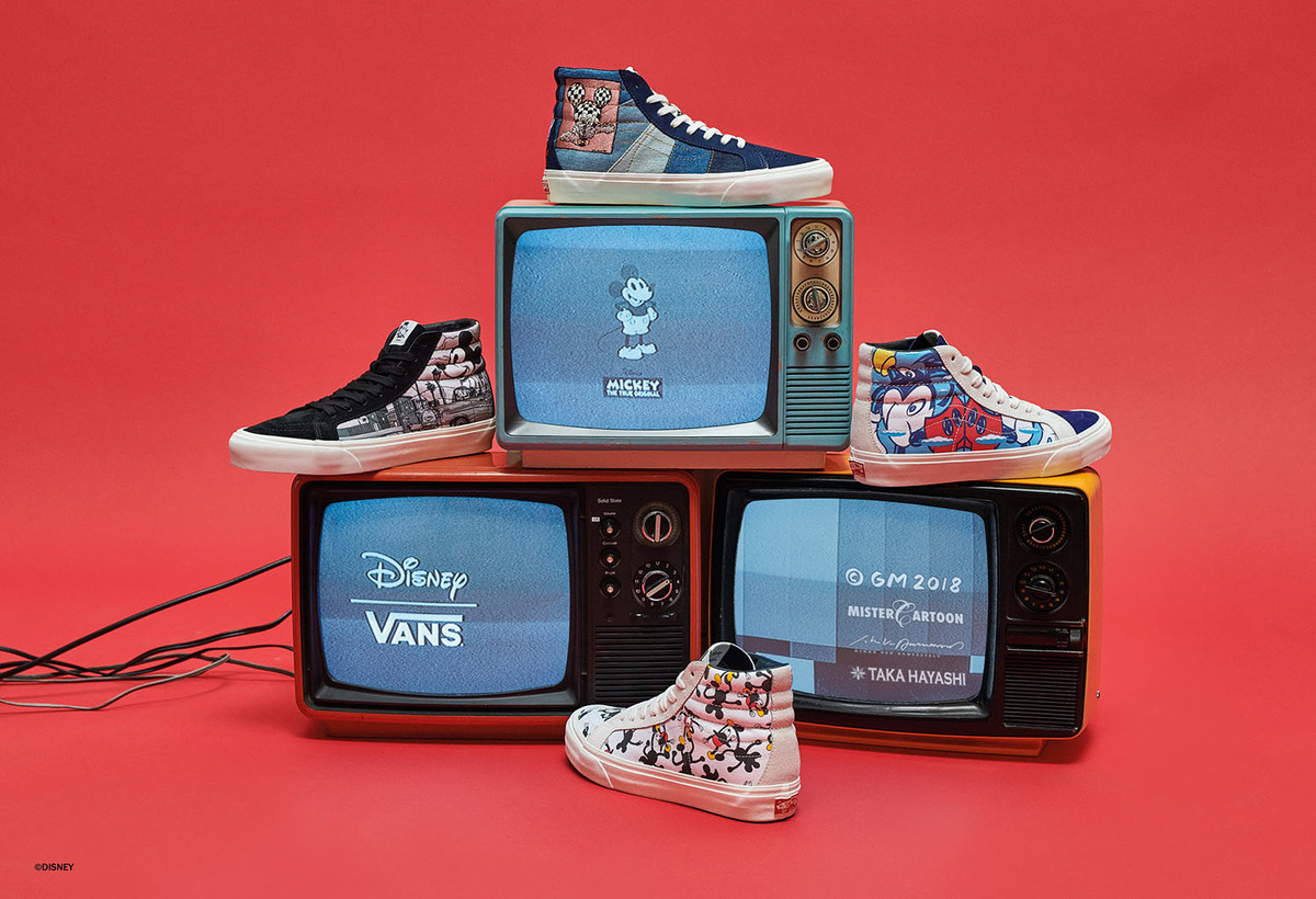 Vans Teams Up With Four Iconic Artists For Mickey’s 90th Disney Celebration