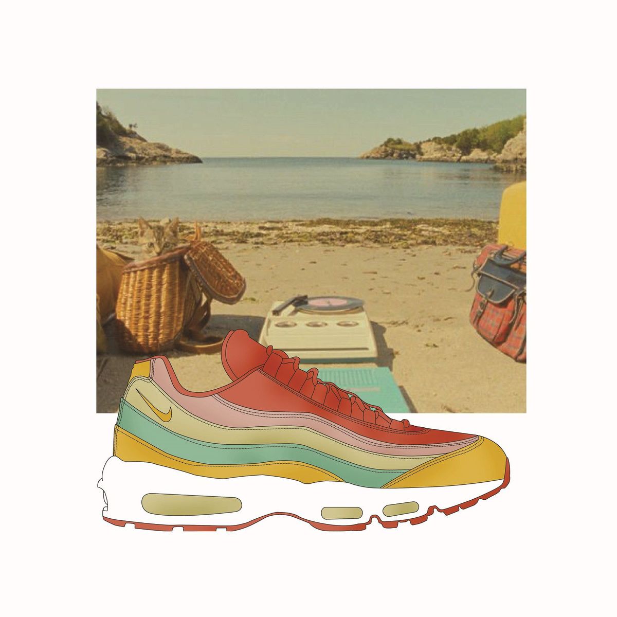New Artwork Combines Wes Anderson’s Creations With Modern Footwear 