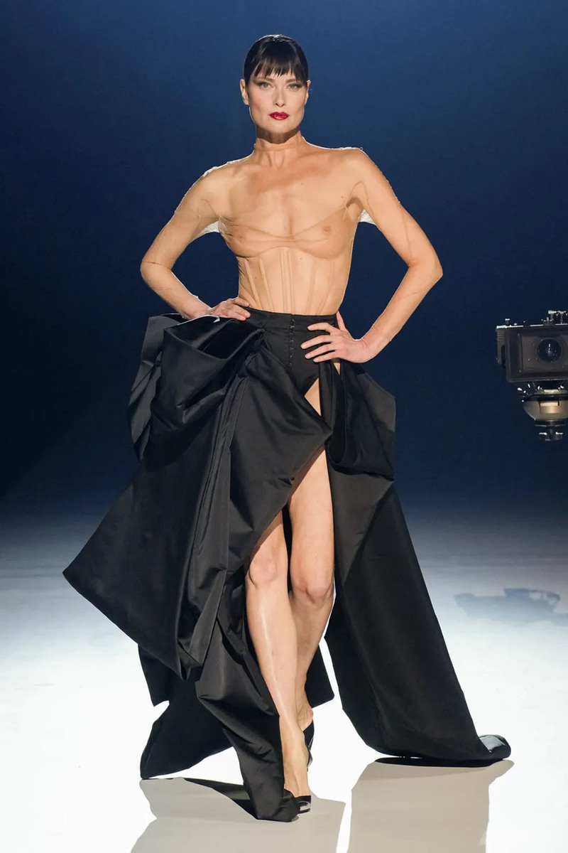 Mugler’s FW23 Runway Return Gave Serious Attitude