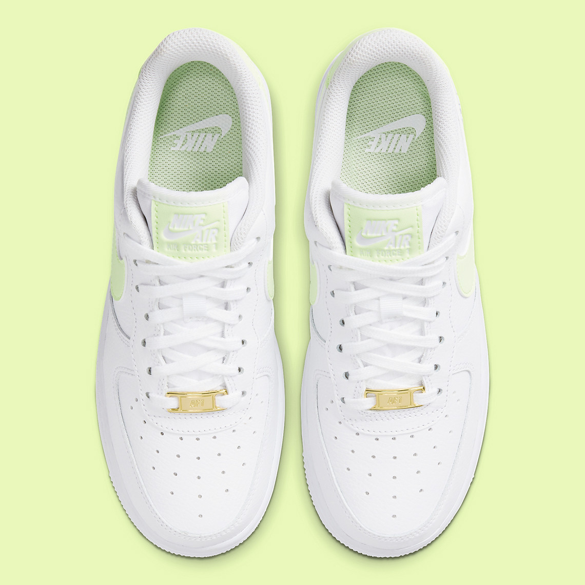 Nike Adds “Barely Volt” Accents To Its Air Force 1 Lows