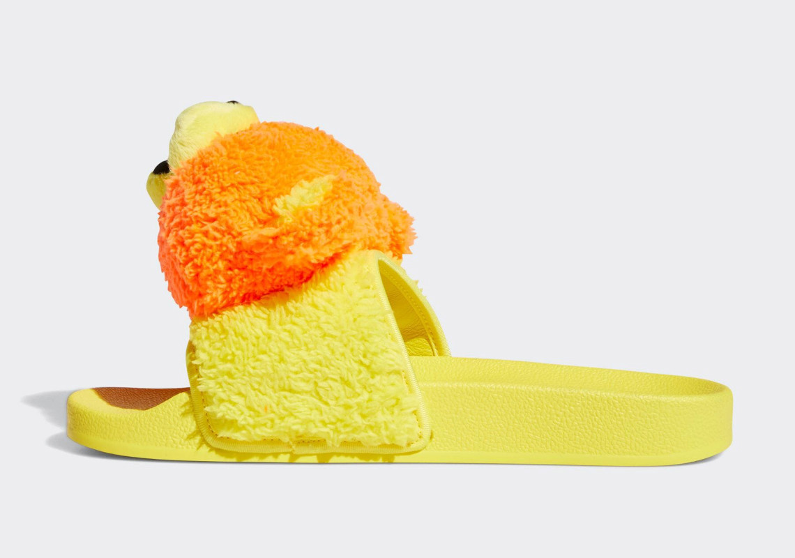 Teddy Bear Footwear: Adidas Unveils Plushie-Topped Slides In Collaboration With Jeremy Scott