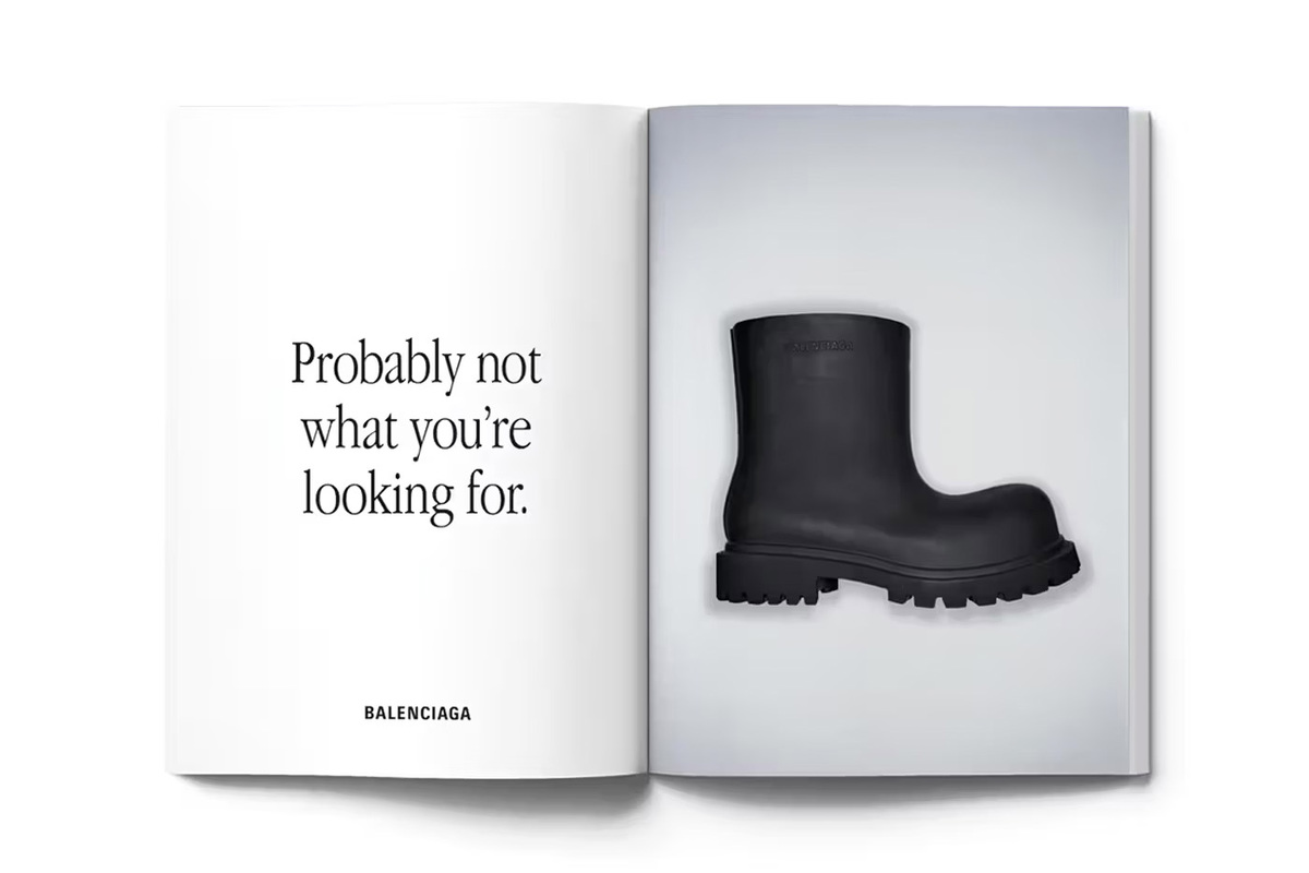 Balenciaga's Tongue-in-Cheek Campaign