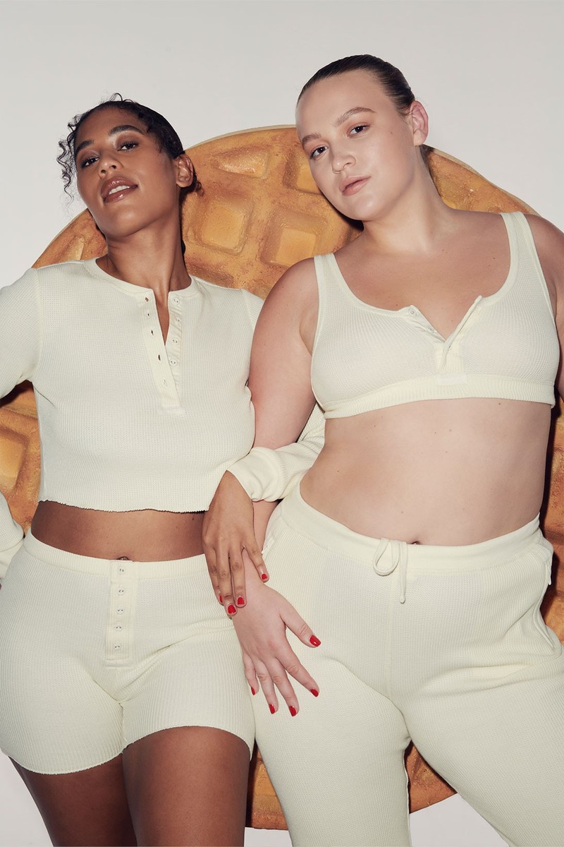 SKIMS' "Waffle" Collection Update Includes Delicious New Loungewear 
