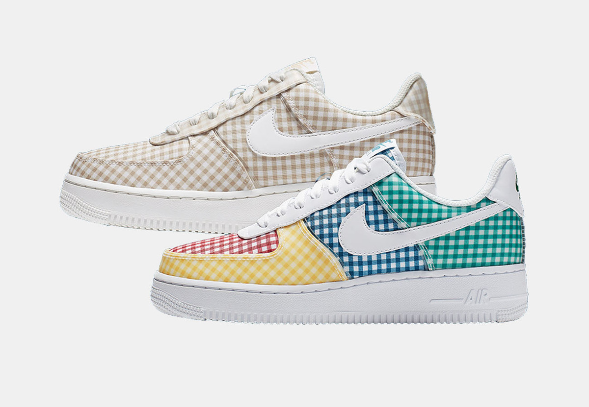 The Nike Air Force 1 Low Arrives In Gingham Pattern