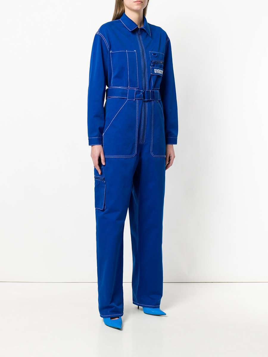 Get Back To Werk In Givenchy's Badass Logo Jumpsuit