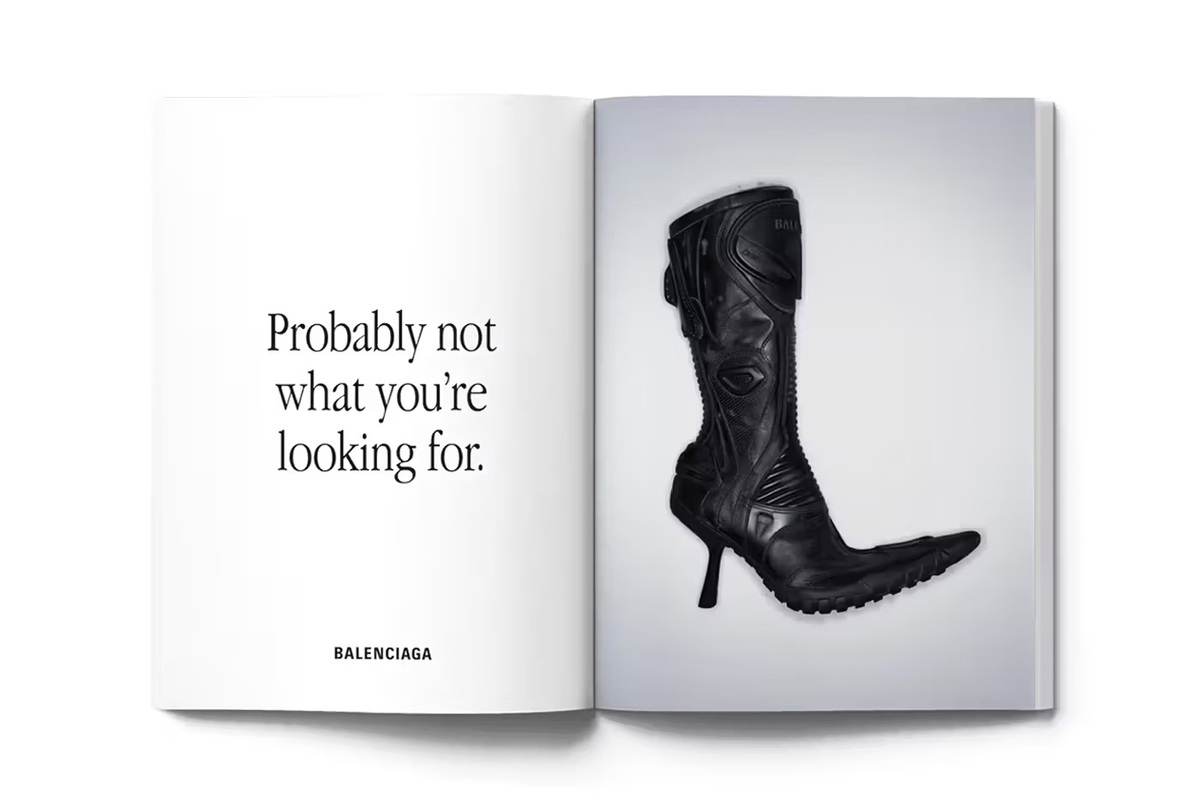 Balenciaga's Tongue-in-Cheek Campaign