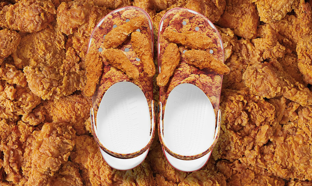 Finger Lickin’ Footwear From A KFC X Crocs Collaboration
