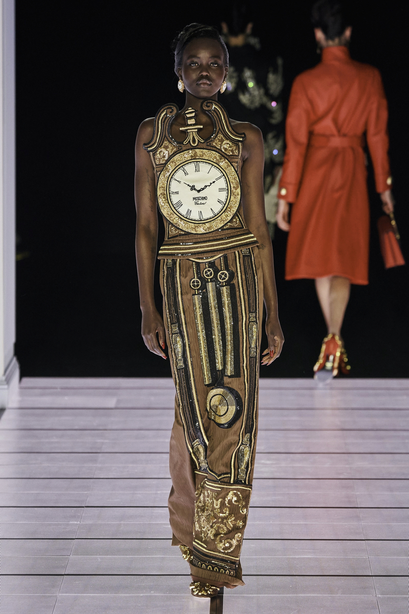 Moschino's AW22 Show Transforms Models Into Luxury Furniture