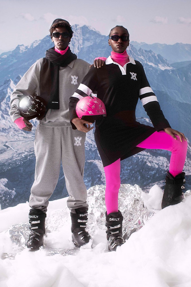 Daily Paper's FW21 Holiday Campaign Inspired By '70s Winter Sports