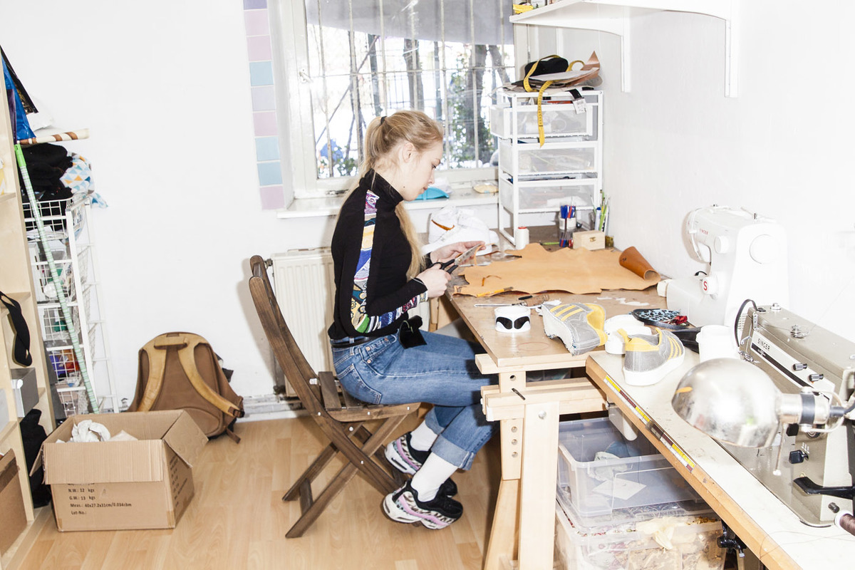 A Studio Visit With The Super-Crafty Customizer Behind SOLESclusive