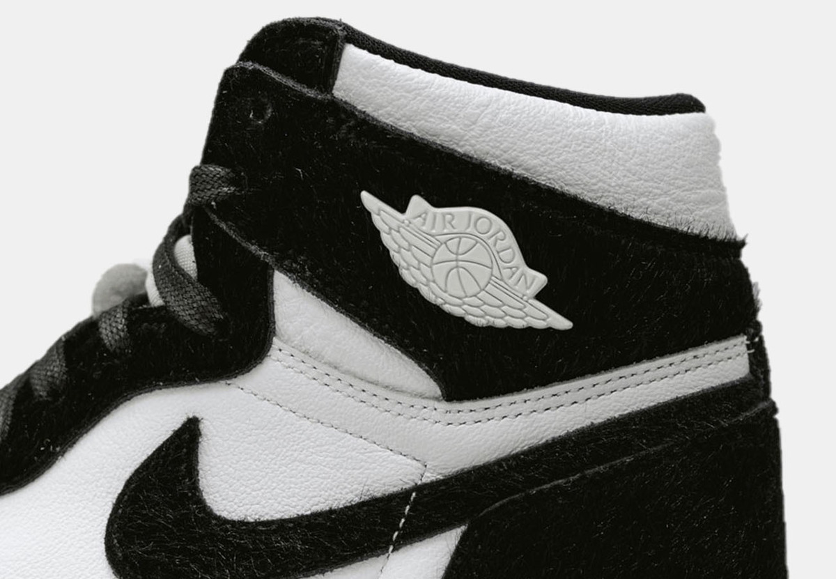 First Look At Nike's Fuzzy Air Jordan 1 High "Panda"