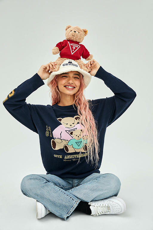 GUESS Originals Unveils Teddy Bear Themed Collection For Fall 2021