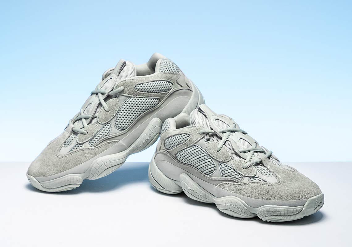 First Look At The Adidas Yeezy 500’s In ‘Salt’
