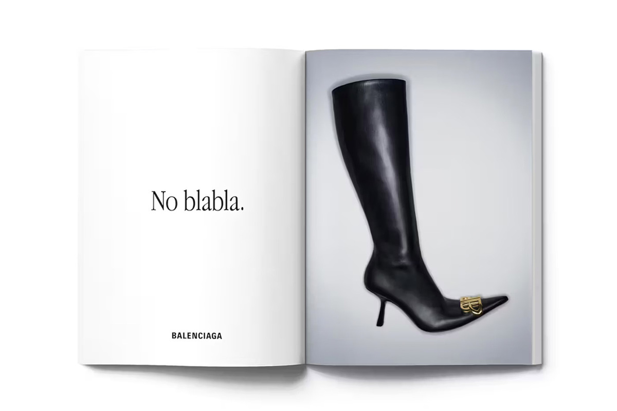 Balenciaga's Tongue-in-Cheek Campaign