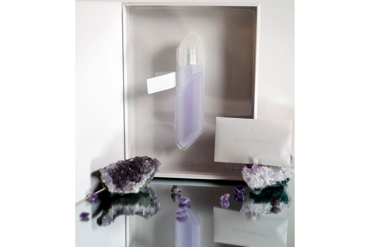 Kim K’s New Crystal Violet Musk Fragrance is a V-Day Treat