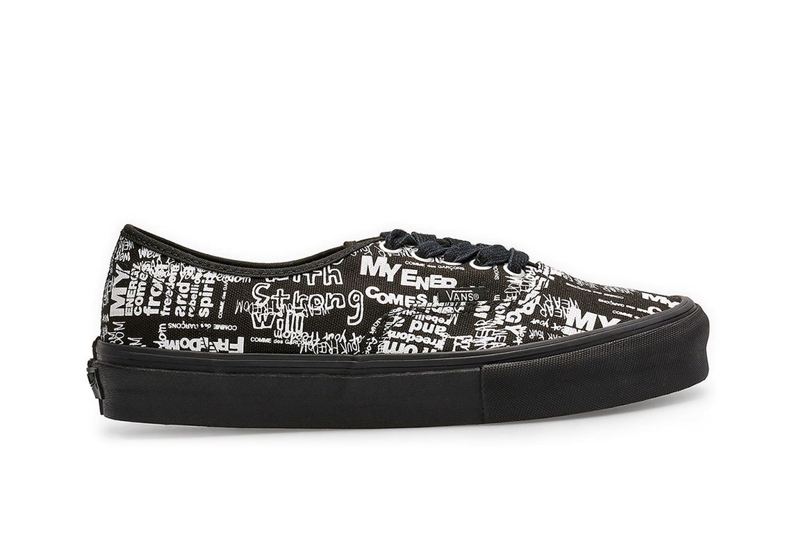 The Next COMMES Des GARÇONS X Vans Vault Authentic Is Now Available At Dover Street Market