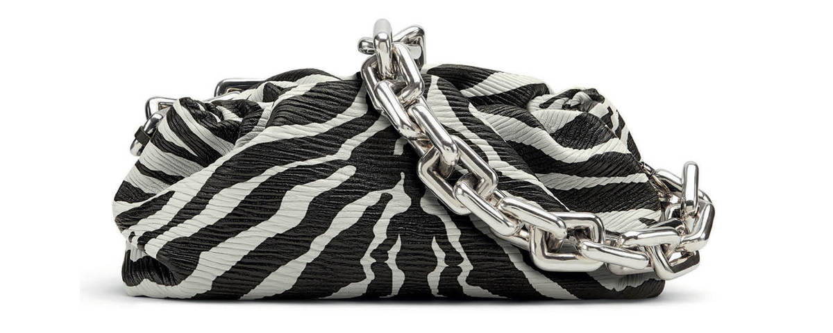 Bottega Veneta Launched A Drool-Worthy Zebra Print Pouch Bag