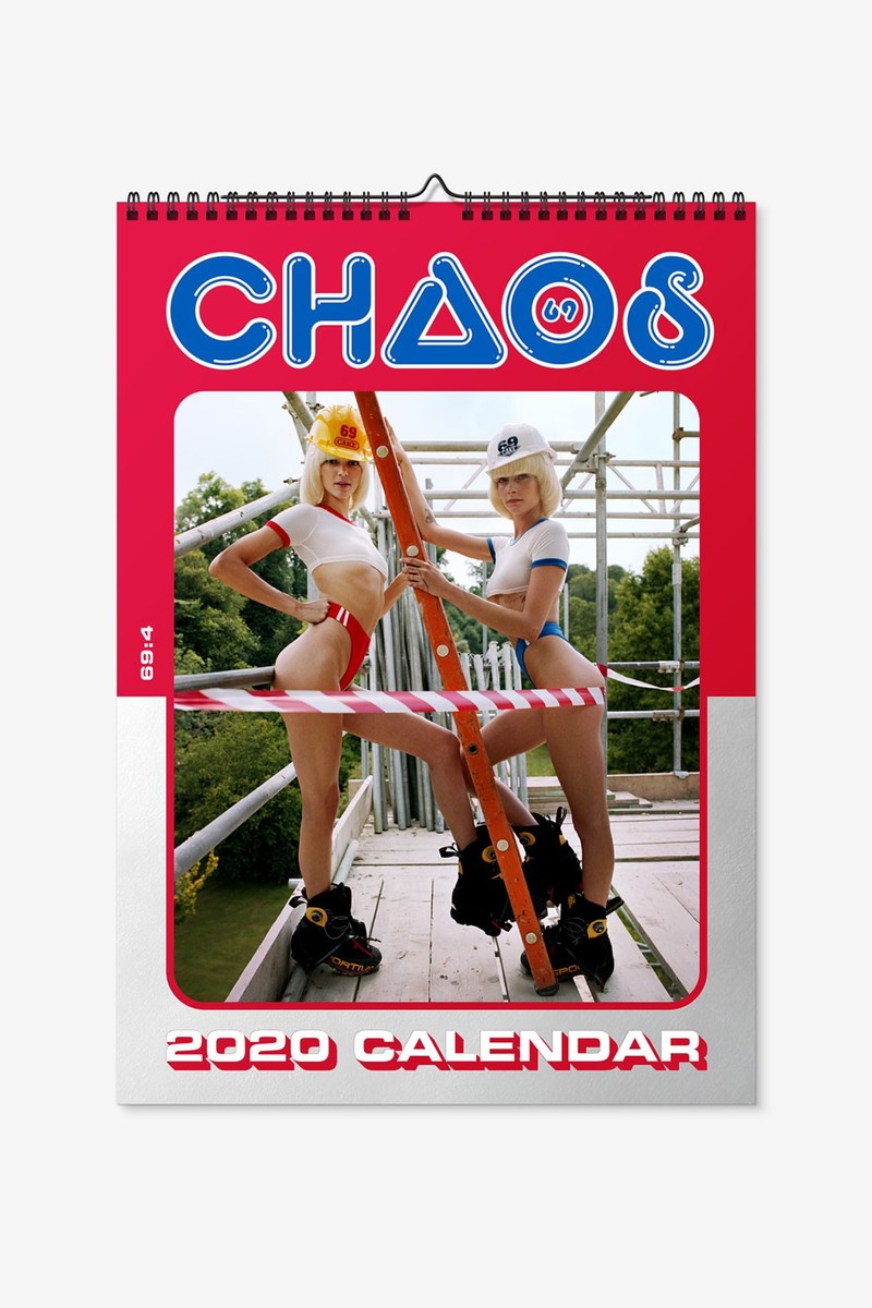 Kendall Jenner And Cara Delevigne Look Groovy In 60’s Inspired Chaos Sixtynine 2020 Calendar