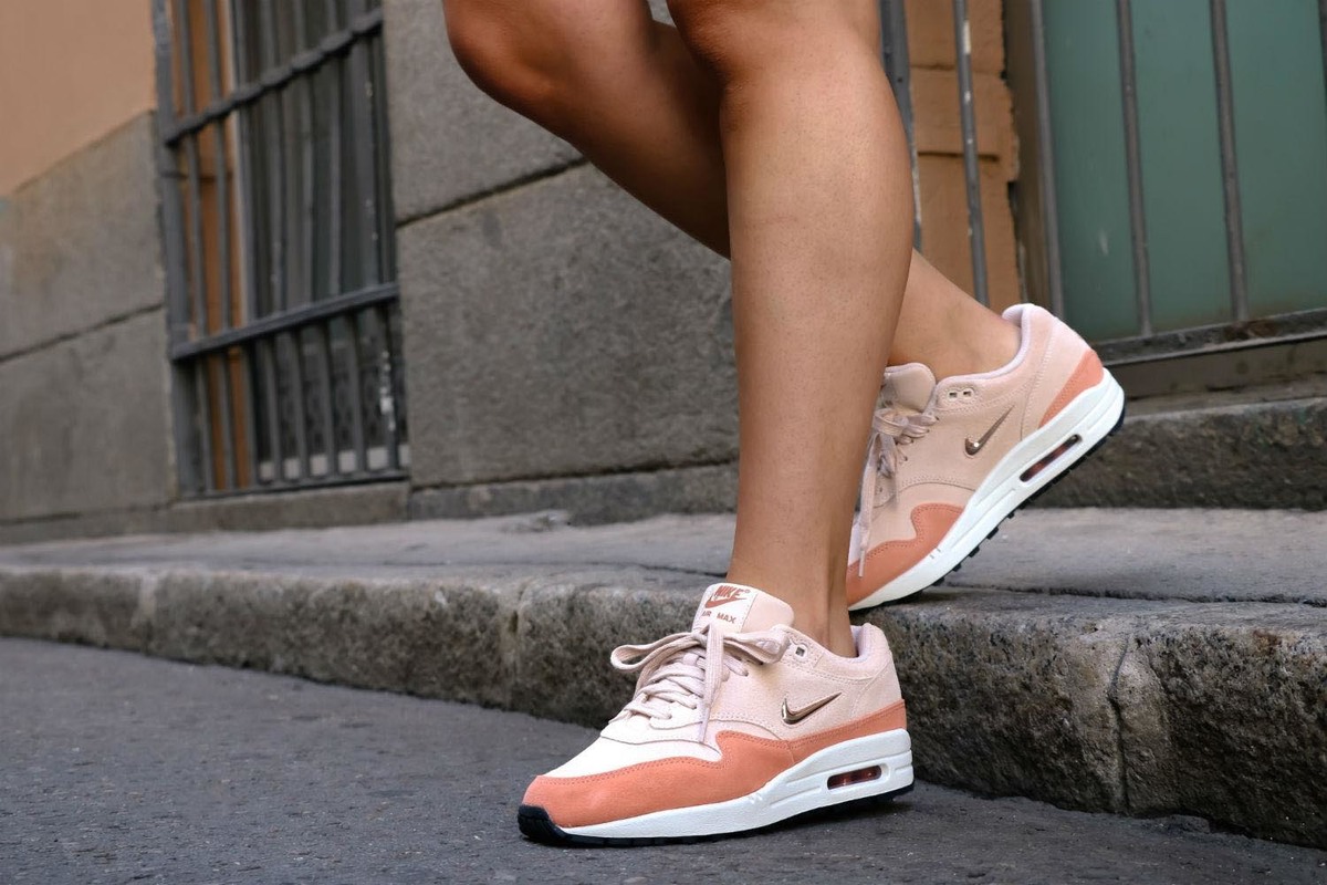 An On Feet Look at the Nike Women’s Air Max 1 Premium SC Guava Ice