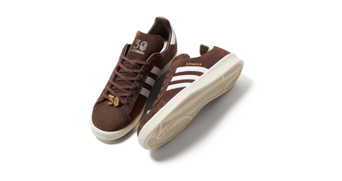 BAPE® and adidas Originals Launch Limited Edition BAPE® Campus 80s Sneaker