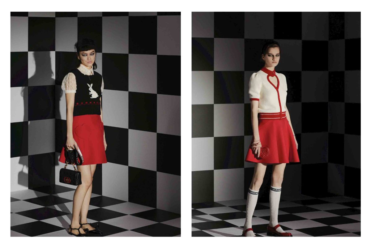 Dior Channels Checkerboard Print In Their Latest Capsule Collection