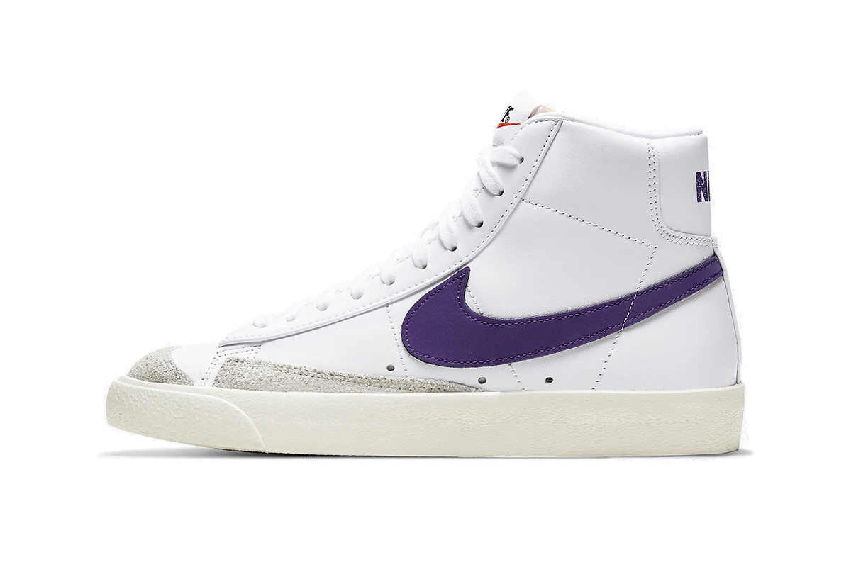 The Nike Blazer Mid Gets A Bold Hit Of Purple For It’s Latest Release