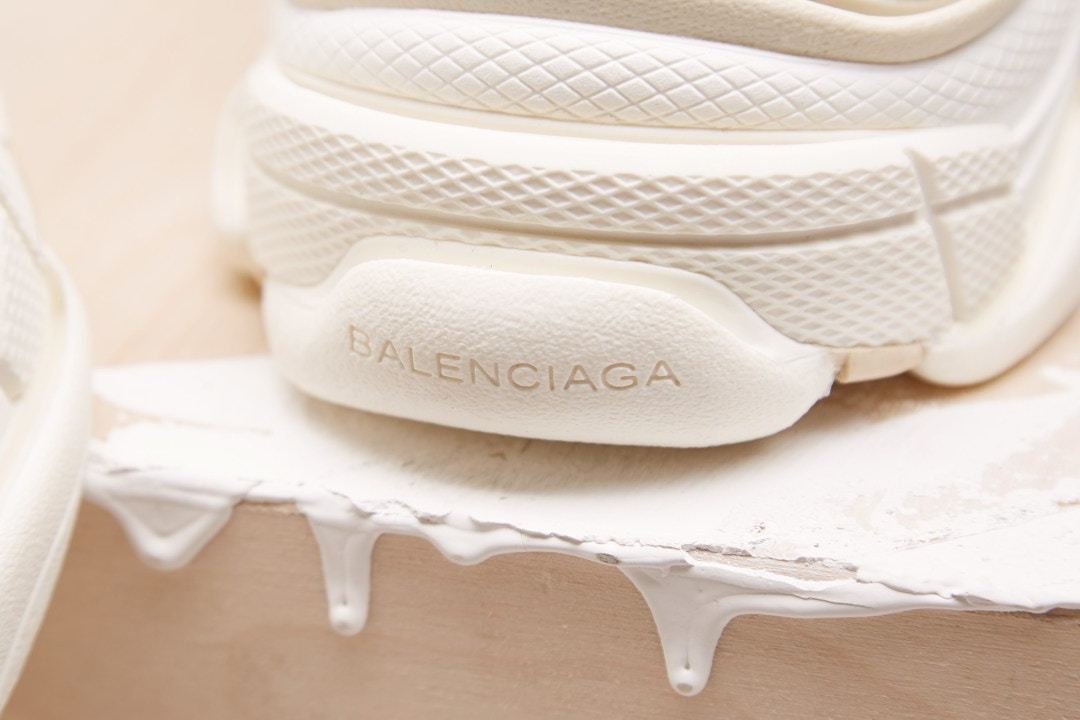 Balenciaga Drops Its Sought-After Triple-S Sneaker In “Creme”