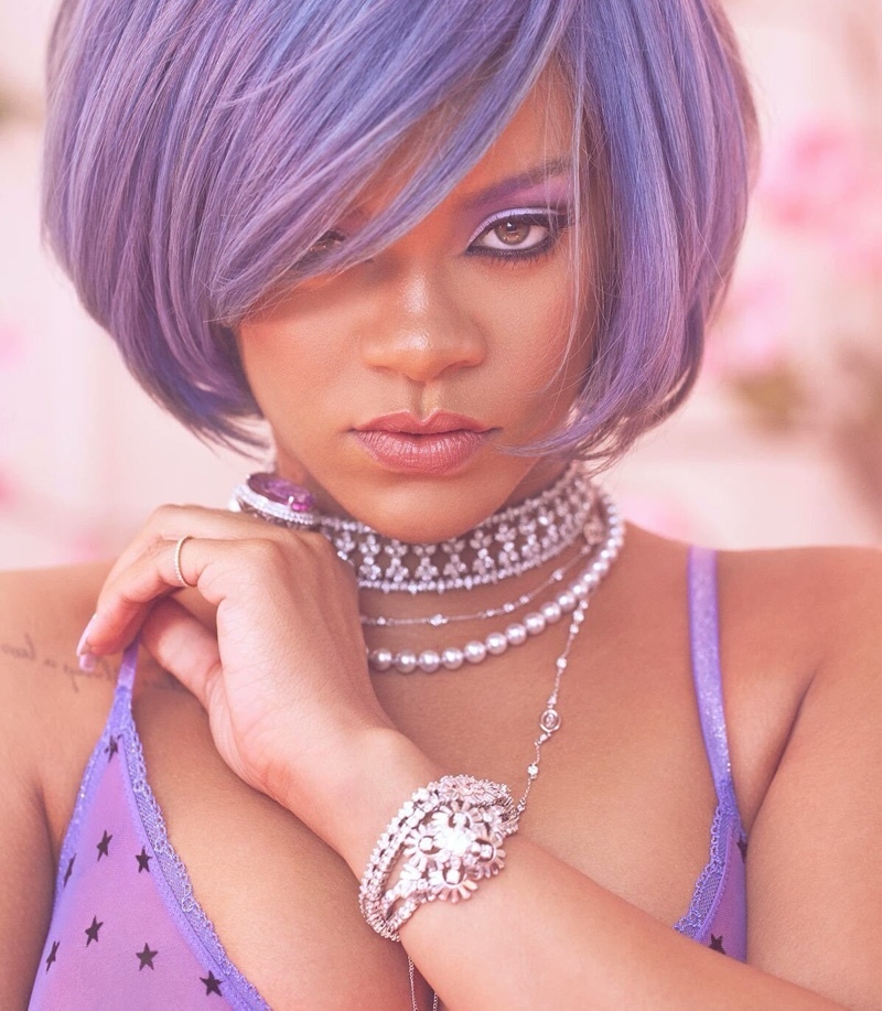 Rihanna Flaunts Her Sexy Figure In Lavender Lingerie For Savage X  Fenty’s Spring 2020 Campaign