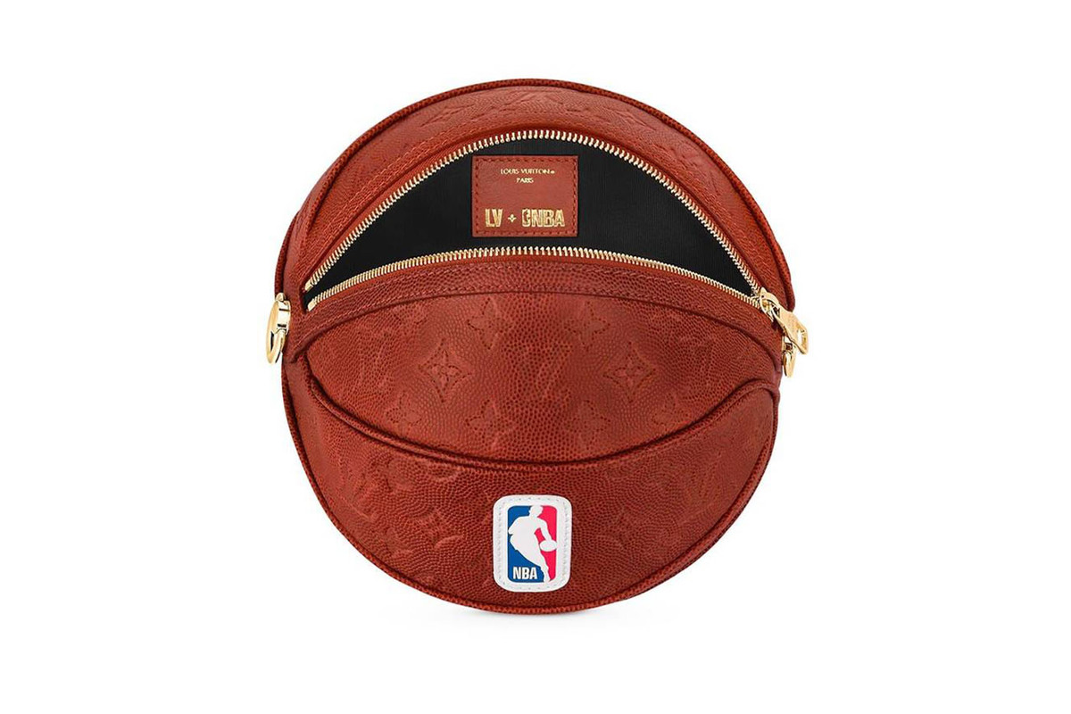 Take A Closer Look At Louis Vuitton x NBA's 'Ball In Basket' Bag
