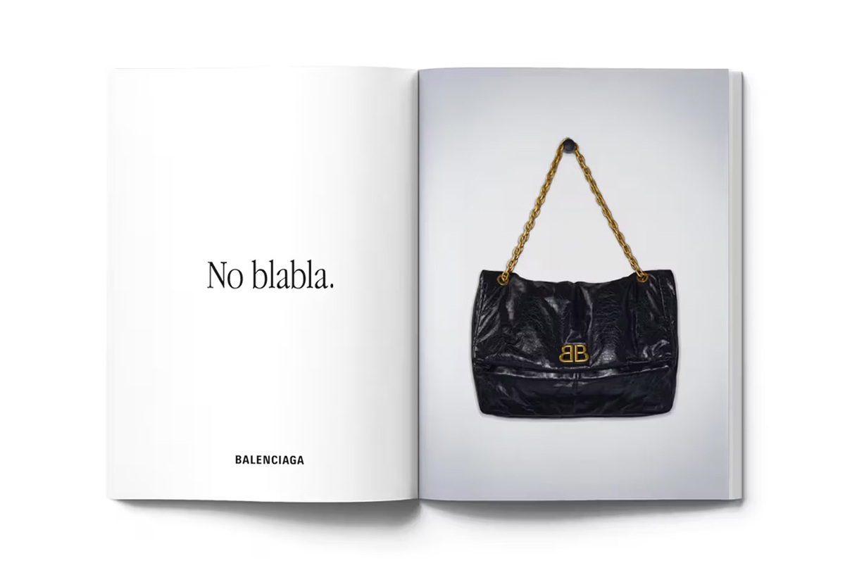 Balenciaga's Tongue-in-Cheek Campaign