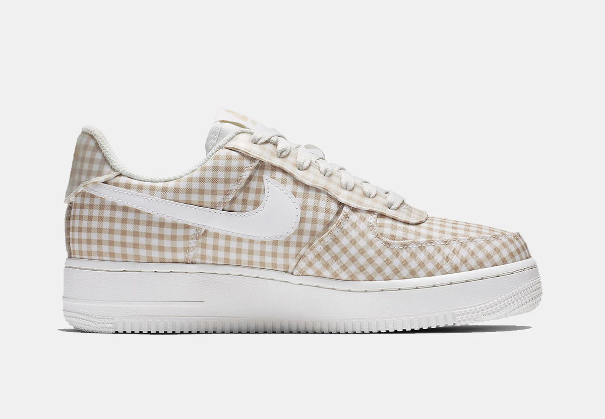 The Nike Air Force 1 Low Arrives In Gingham Pattern