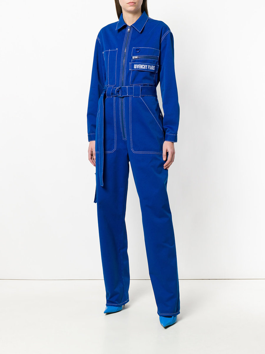 Get Back To Werk In Givenchy's Badass Logo Jumpsuit