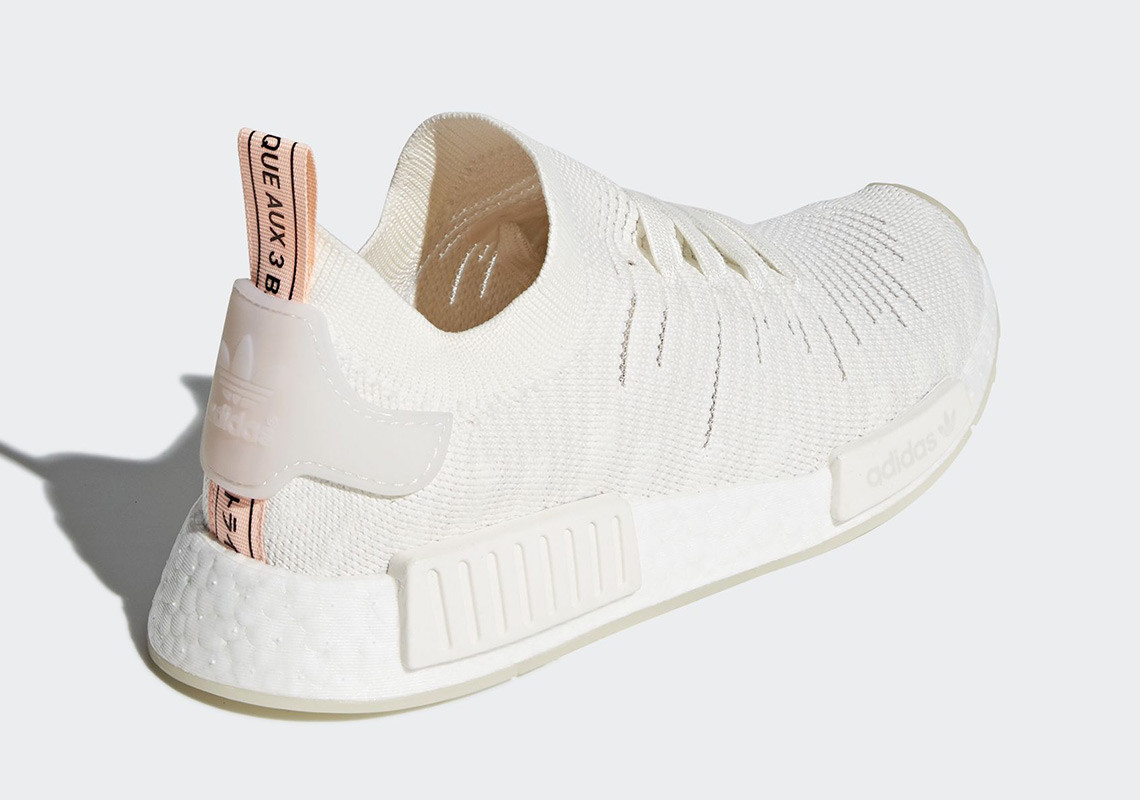 Look Peachy Clean In The Adidas NMD R1 STLT 'Clear Orange' Pack