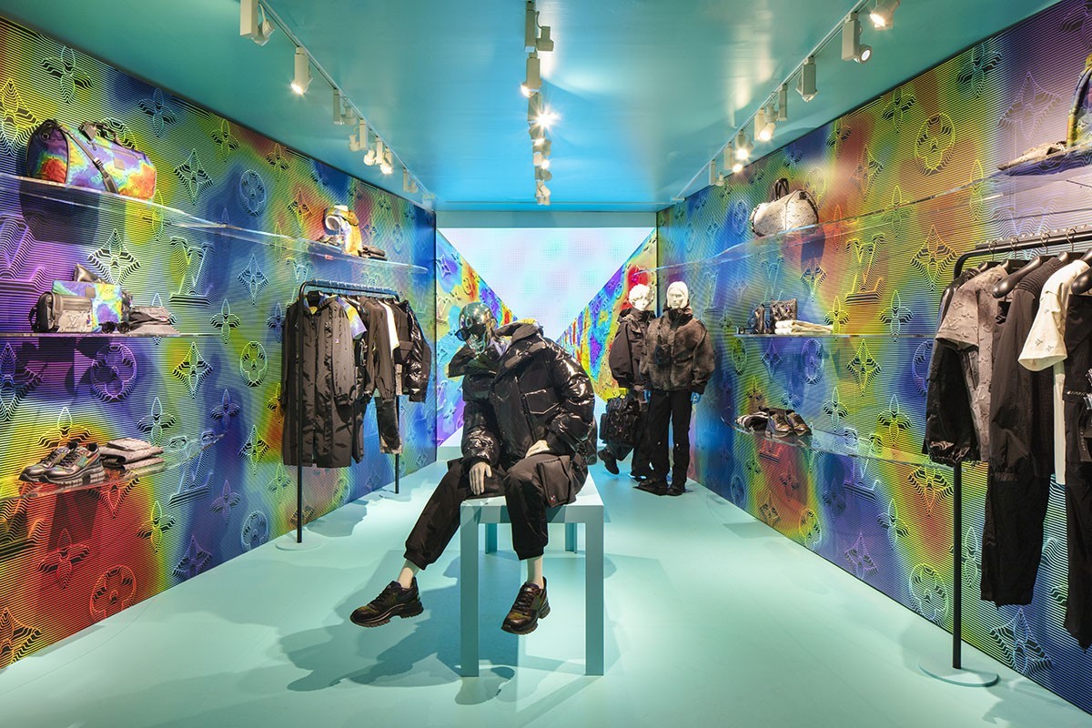 Louis Vuitton Hosts New Soho Pop-Up Store For 2054 Collection