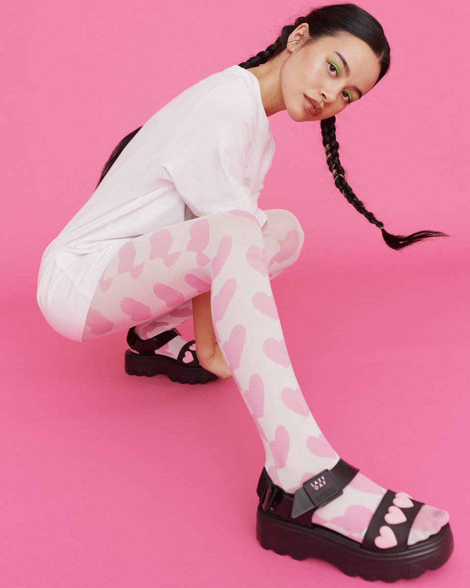 Lazy Oaf X Melissa Groovy Chick Inspired Collection